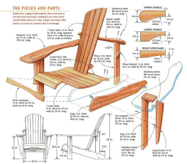 wood chair plans